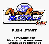 Monster Rancher Battle Card Title Screen